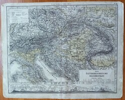 Map der osterreichische kaiserstaat (1859)
