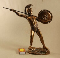 Bronzed Greek soldier 790