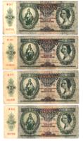 10 Pengő banknote - 1936 - lot of 4 pieces