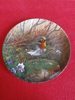 Decorative plate wall plate bird bradex