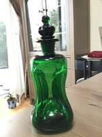 Old Danish Holmegaard glass bottle, rare piece!