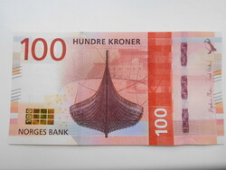 Norvégia 100 króner 2016 UNC