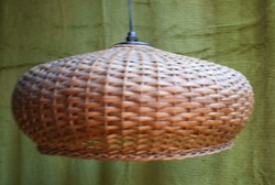 Vintage retro ceiling lamp, lampshade 39 x 17 cm veb narva leuchten