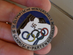 WW2, German Olympia badge, marked