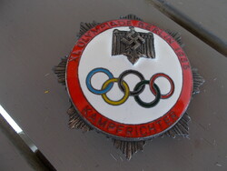 WW2, German Olympia badge, marked