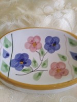 Porcelain rose soap dish