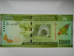 Sri lanka 1000 rupees 2015 UNC