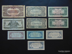 10 darab VH. pengő bankjegy 1944 LOT !