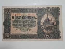 20 korona 1920  sorszám között nincs pont  EF