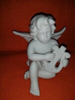 Rosenthal "Hárfán játszó angyalka". Porcelán figura. Dekoráció.