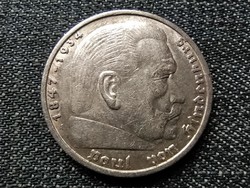 Germany paul von hindenburg (1847-1934) silver 5 imperial marks 1935 a (id23079)