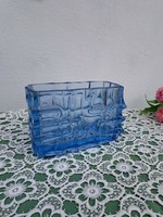Beautiful rare large blue vladislav urban sklo vase collector's item
