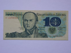 Bem apó 10 zlotys 1982. Xf. Banknote, h. Series