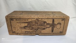 RITKASÁG Antik Vintage Dr G.J. Macaura's Pulsocon ORVOSI vibrációs vérkeringető 1900-as évek eleje
