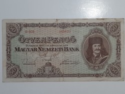 50 Pengő 1945 fifty pengő