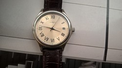 (K) (fq7) aspect by tcm elegant ffi wristwatch with steel casing