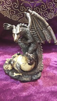 Skull dragon statue for Halloween party (l2635)