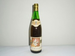 Retro Badacsonyi Szürkebarát bor boros üveg palack - Badacsonyi Á.G. 1980-as évekből, bontatlan