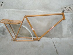 Old Ukrainian bicycle frame