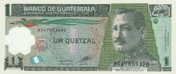 Guatemala 1 quetzal, 2012, unc banknote
