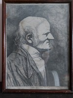 ! Korabeli nyomat képként keretezve. Dalton portré - 201