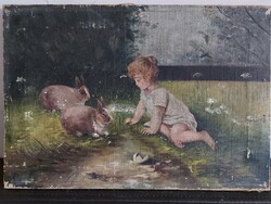 Unsigned painting 193 antique