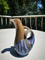Bird-shaped jug and vase