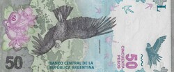 Argentína 50 peso, 2018, UNC bankjegy