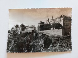 Old postcard photo postcard detail of Veszprém castle