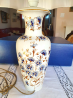 Zsolnay new large lamp with cornflowers