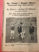 VASAS - Rapid KEK döntő 1956