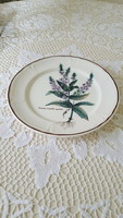 Herbal (veronica) porcelain flat plate, decorative plate
