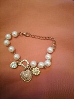 They are more beautiful than me plus size pearl bracelet with dior mark 20 cm
