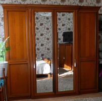 Italian solid wood bedroom wardrobe