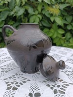 Nádudvari ceramic jug with handle