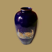Kobaltkék porcelán váza