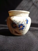 Zsolnay porcelain, wheat flower pattern, mini Kaspo vase