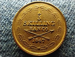 Svédország I. Oszkár (1844-1859) 1/3 skilling banco 1847 (id62737)