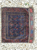 Antique Hand Knotted Carpet Arabic Knotted Camel Bag Camel Bag 5884