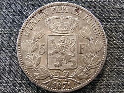 Belgium II. Lipót (1865-1909) .900 ezüst 5 Frank 1871 (id46851)