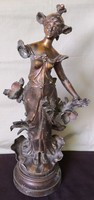 DT/105 - Louis & Francois Moreau – EGLANTINE – zinc alloy sculpture
