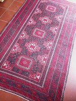 210 X 120 cm antique hand-knotted Afghan carpet for sale