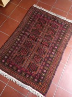 130 X 90 cm hand-knotted Afghan carpet for sale