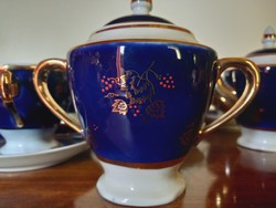 Art deco kávés teás készlet aranyozott eladó  porcelán