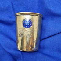 1923 Filiusfahrt silver-plated motorsport trophy with enamel insert - cz