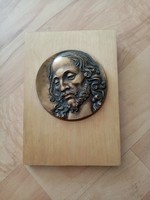 Lajos József bronz plasztika 10cm atmeroju