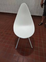 Fritz hansen 'drop chair' was designed by the world-famous designer Arne Jacobsen in 1958