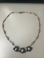 Régi kézműves Mexikó ezüst nyaklánc