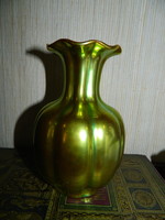 Zsolnay eozin mázas gerezdes váza