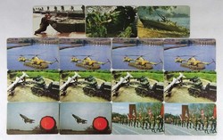 1K203 Socreál katonai kártyanaptár sorozat 1987 15 darab
